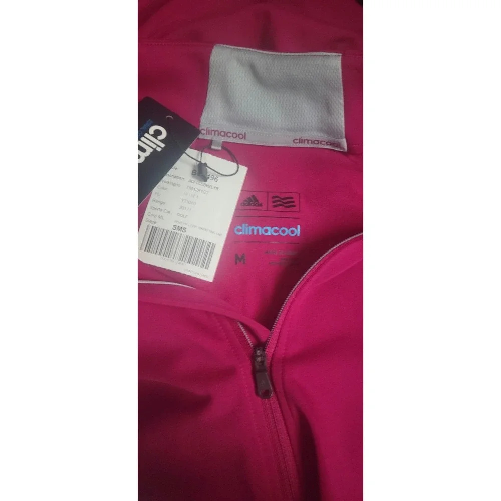 adidas Adi Clubbhzlyr 1/4 Zip‎ GOLF Pullover Men's Medium NWT